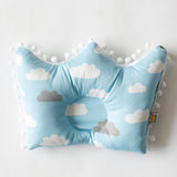 Baby Pillow Baby Room Decoration Anti Flat Head Nursing Pillow For Infant Crown Shape Pillow For 0-2 Years Kids 1 Pieces