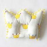Baby Pillow Baby Room Decoration Anti Flat Head Nursing Pillow For Infant Crown Shape Pillow For 0-2 Years Kids 1 Pieces