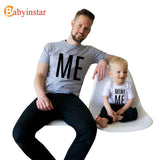 New Family Look Summer ME and MINI ME Pattern Family Men Boy t shirt Father and Son Clothes Top Tee 2017 Family Matching Outfits