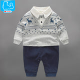 Newborn Baby Boy Rompers 100% Cotton Tie Gentleman Suit Bow Leisure Body Suit Clothing Infant Jumpsuit Toddler Boys Clothes