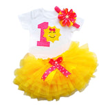 Baby Girl 1st Birthday Outfit Girls Home Outfit first baby clothing Tutu Sets Baby Girl Shirt romper headband pant bebes
