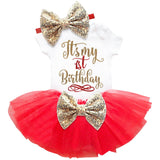 Baby Girl 1st Birthday Outfit Girls Home Outfit first baby clothing Tutu Sets Baby Girl Shirt romper headband pant bebes