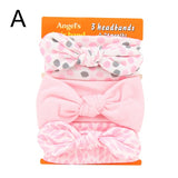 Gootrades 3PCS/Set Fashion Kids elastic hair band Girls Mix Styles Dots Knotted Headwear Flower Bowknot turban Hair Accessories
