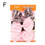 Gootrades 3PCS/Set Fashion Kids elastic hair band Girls Mix Styles Dots Knotted Headwear Flower Bowknot turban Hair Accessories