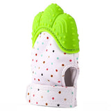 1pcs Silicone Teether Baby Pacifier Glove Teething Chewable Newborn Nursing Teether Beads Infant BPA Free Pastel 5 Colors W0091