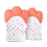 1pcs Silicone Teether Baby Pacifier Glove Baby Teething Chewable Newborn Nursing Mittens Teether Beads Infant BPA Free Pastel