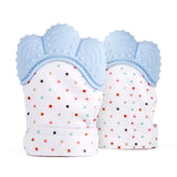 1pcs Silicone Teether Baby Pacifier Glove Baby Teething Chewable Newborn Nursing Mittens Teether Beads Infant BPA Free Pastel