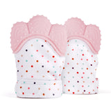1pcs Silicone Teether Baby Pacifier Glove Baby Teething Chewable Newborn Nursing Mittens Teether Beads Infant BPA Free Pastel
