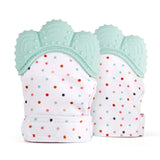 1pcs Silicone Teether Baby Pacifier Glove Baby Teething Chewable Newborn Nursing Mittens Teether Beads Infant BPA Free Pastel
