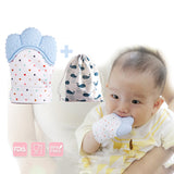 1pcs Silicone Teether Baby Pacifier Glove Baby Teething Chewable Newborn Nursing Mittens Teether Beads Infant BPA Free Pastel