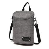 Fashion portable insulated thermal ice cooler warmer lunch food bolsa picnic insulation thermos bottle bag for man women KB003