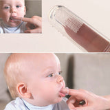 Finger Toothbrush 1 Pcs Soft Silicone Safe Baby Kids Finger Toothbrush  Gum Brush For Clear Massage  sa45