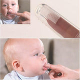 Finger Toothbrush 1 Pcs Soft Silicone Safe Baby Kids Finger Toothbrush  Gum Brush For Clear Massage  sa45