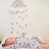 Baby Playpen Three-dimensional clouds raindrops Crib Hanging Kids Tent Room Decoration Gifts Baby Photography Props T031-30