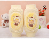 Toddler Safety Knee Pad Baby Animal Mesh Sock Elbow Pads Kid Baby Crawl Kneecaps Baby Leg Warmers